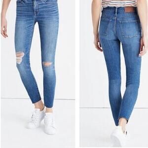 Madewell 9” High-Rise Skinny‎ Crop Jeans size 27